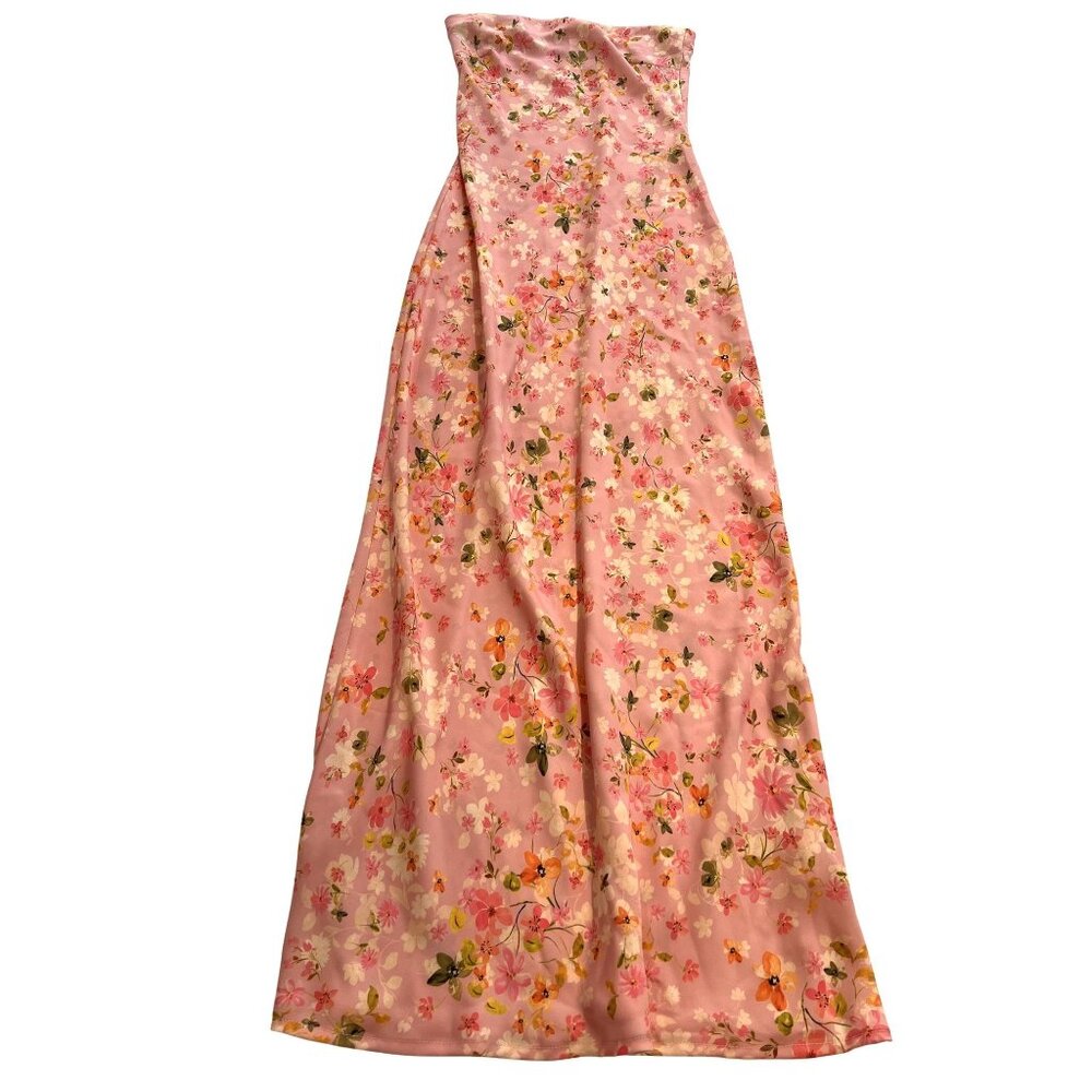 RESA Pink Floral Midi Dress